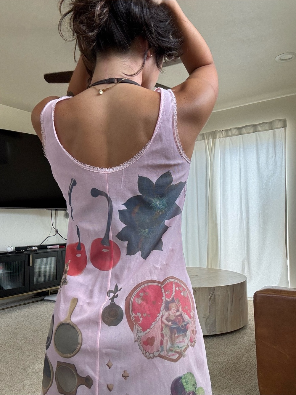Coolest printed vintage mini slip - Picture 7 of 8